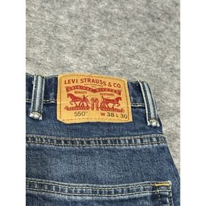 Levi's‎ 550 Jeans Men's Size 38x30 Blue Medium Wash Straight Leg